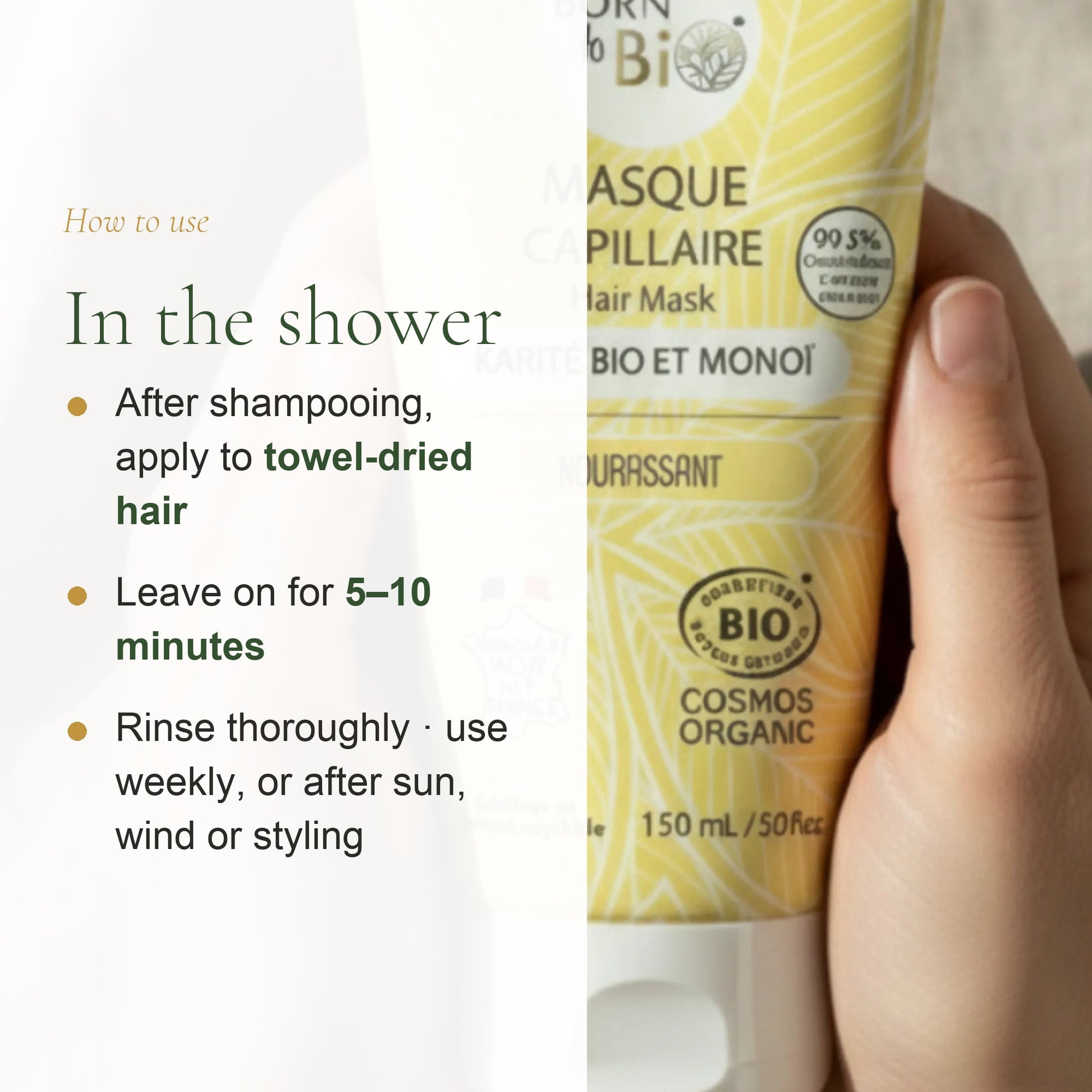 Organic Shea & Monoï Hair Mask – slide 6