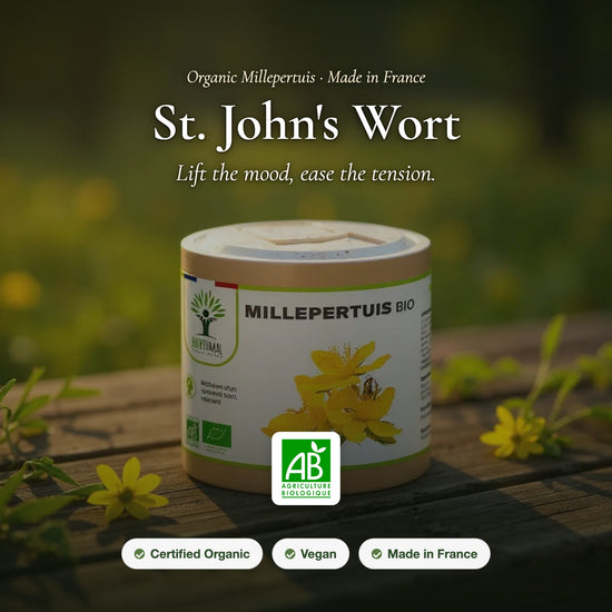 Organic St. John's Wort mood-balance supplement (slide 1)