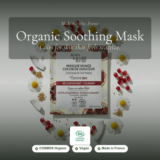 Organic Cotton Soothing Care Face Mask – slide 1