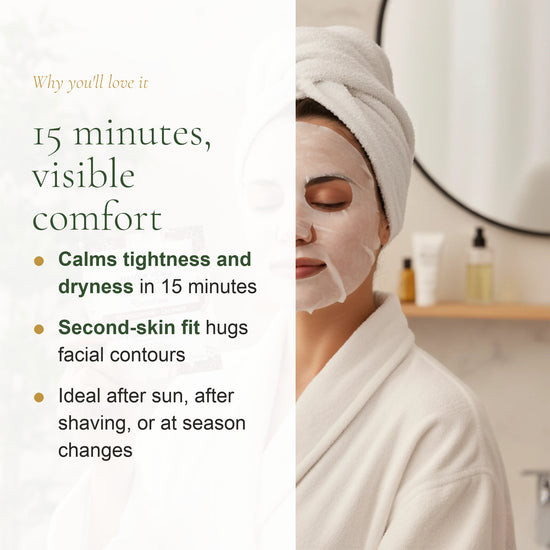 Organic Cotton Soothing Care Face Mask – slide 2