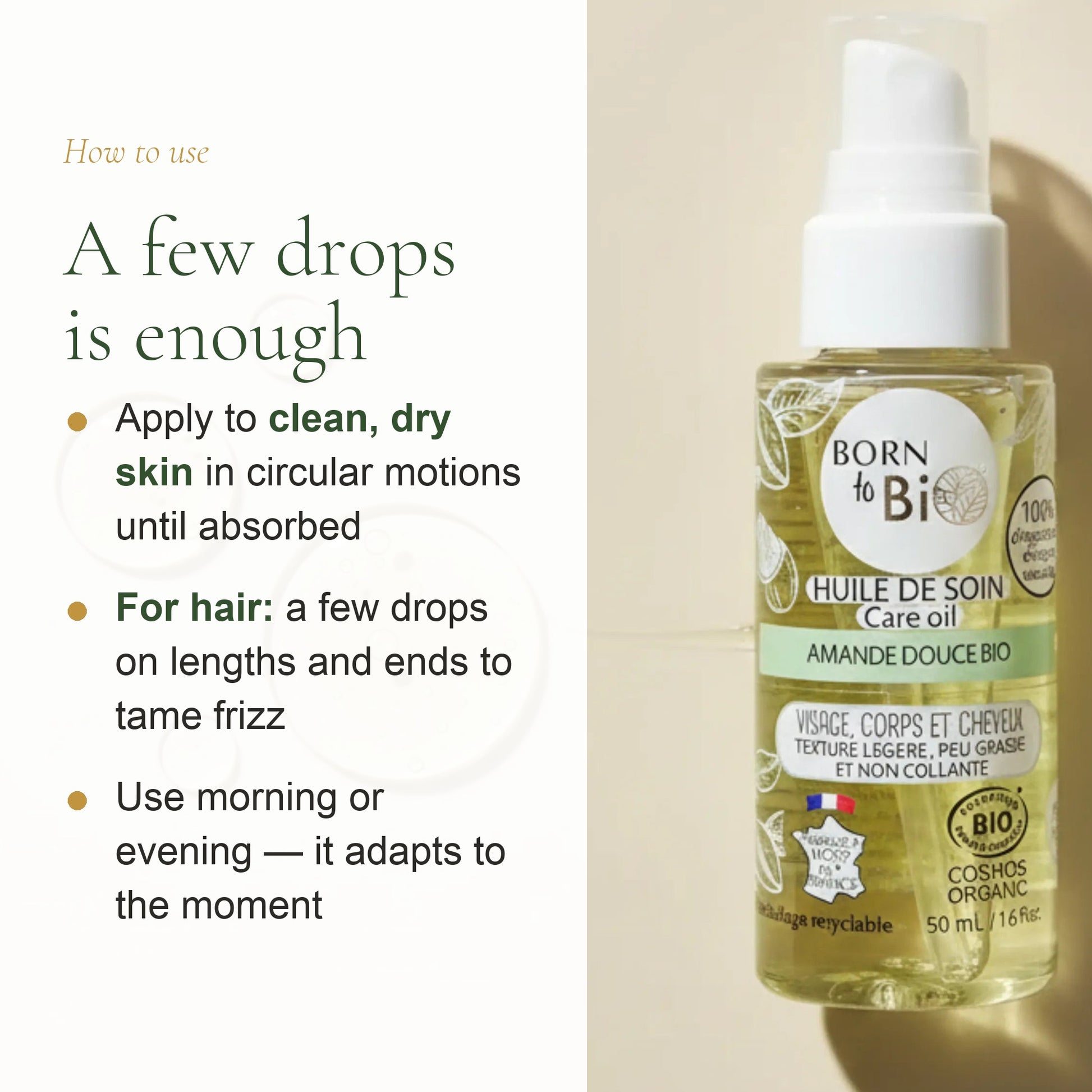 Organic Sweet Almond Care Oil – slide 6