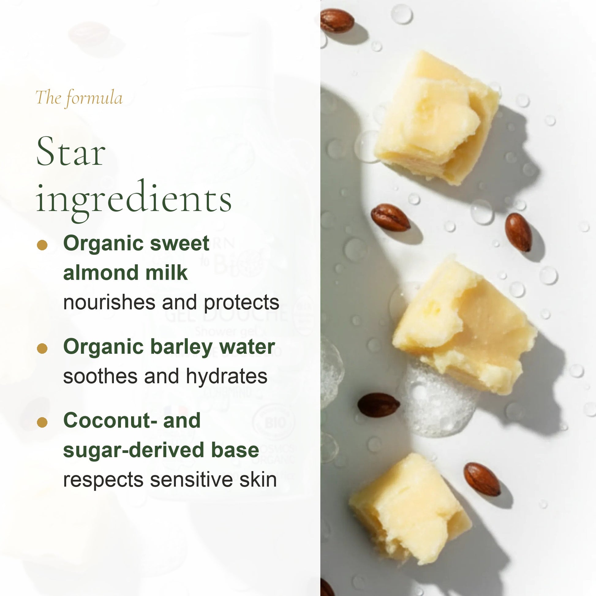 Organic Sweet Almond Shower Gel – slide 3
