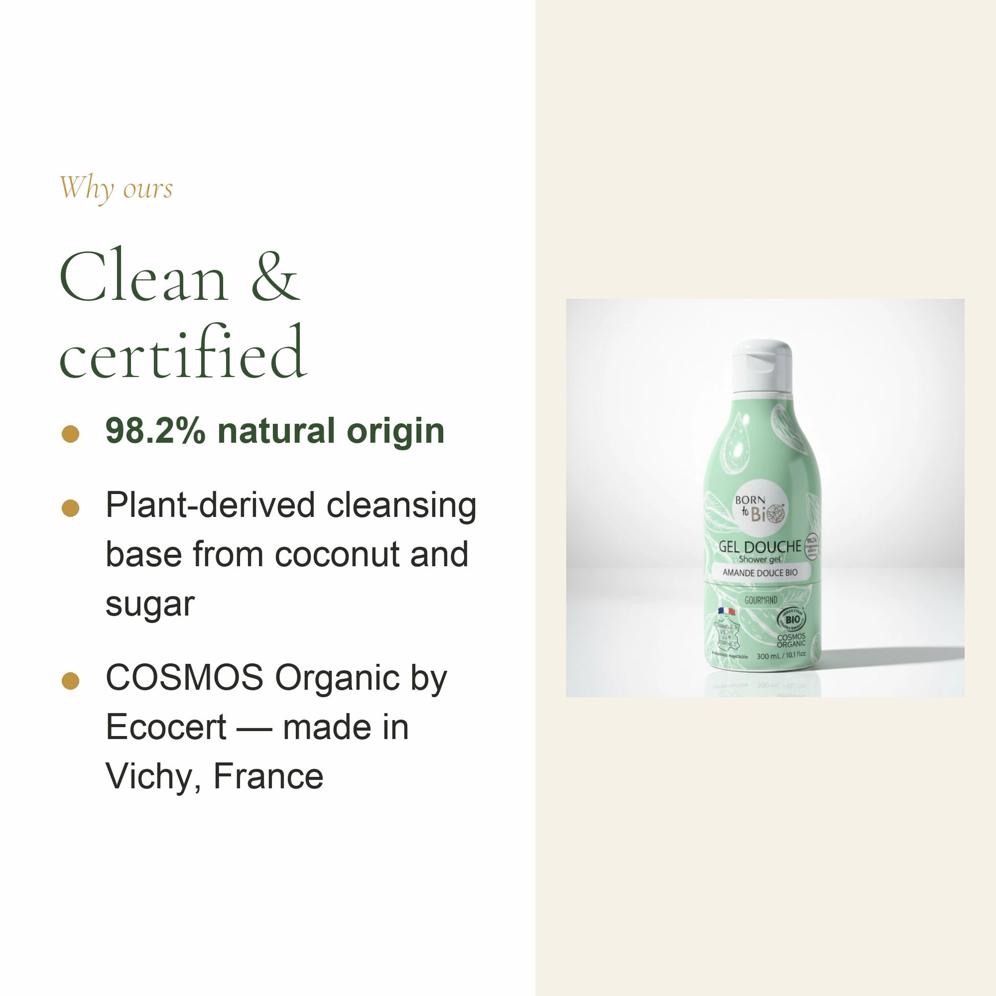 Organic Sweet Almond Shower Gel – slide 4