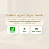 Organic turmeric black pepper certified organic vegan French supplement (slide 6)