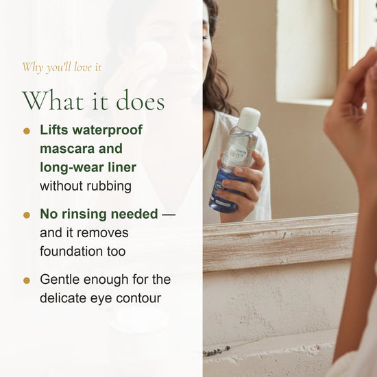 Certified Organic Waterproof Eye Makeup Remover – slide 2