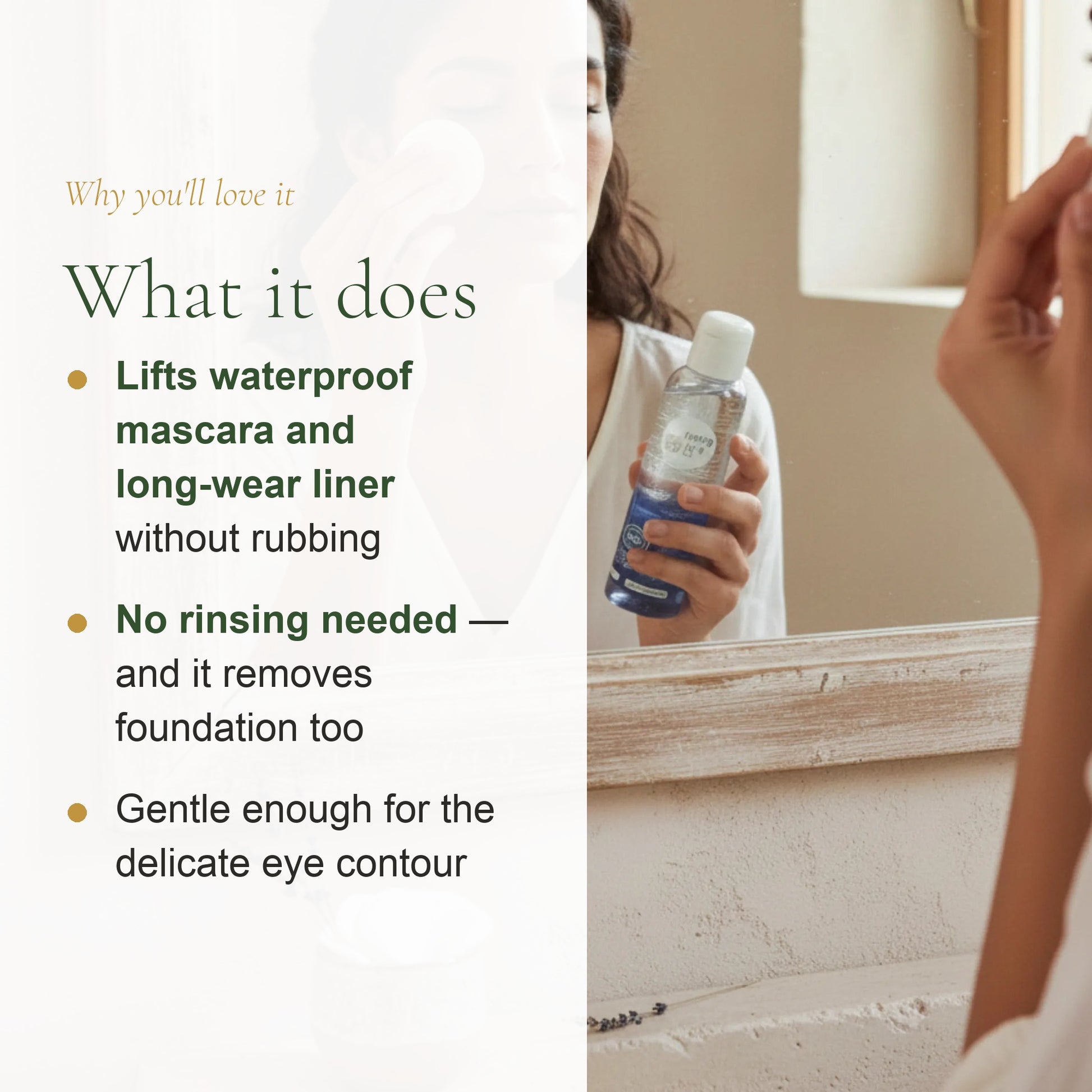 Certified Organic Waterproof Eye Makeup Remover – slide 2