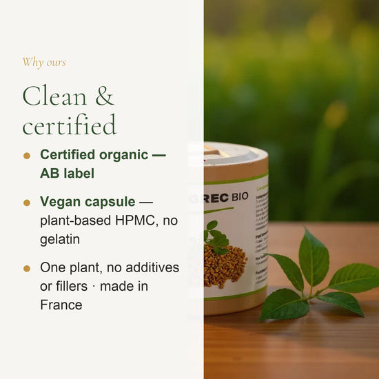 Fenugreek Organic Supplement – Supports Appetite, Nutrition Balance & Lactation – slide 4