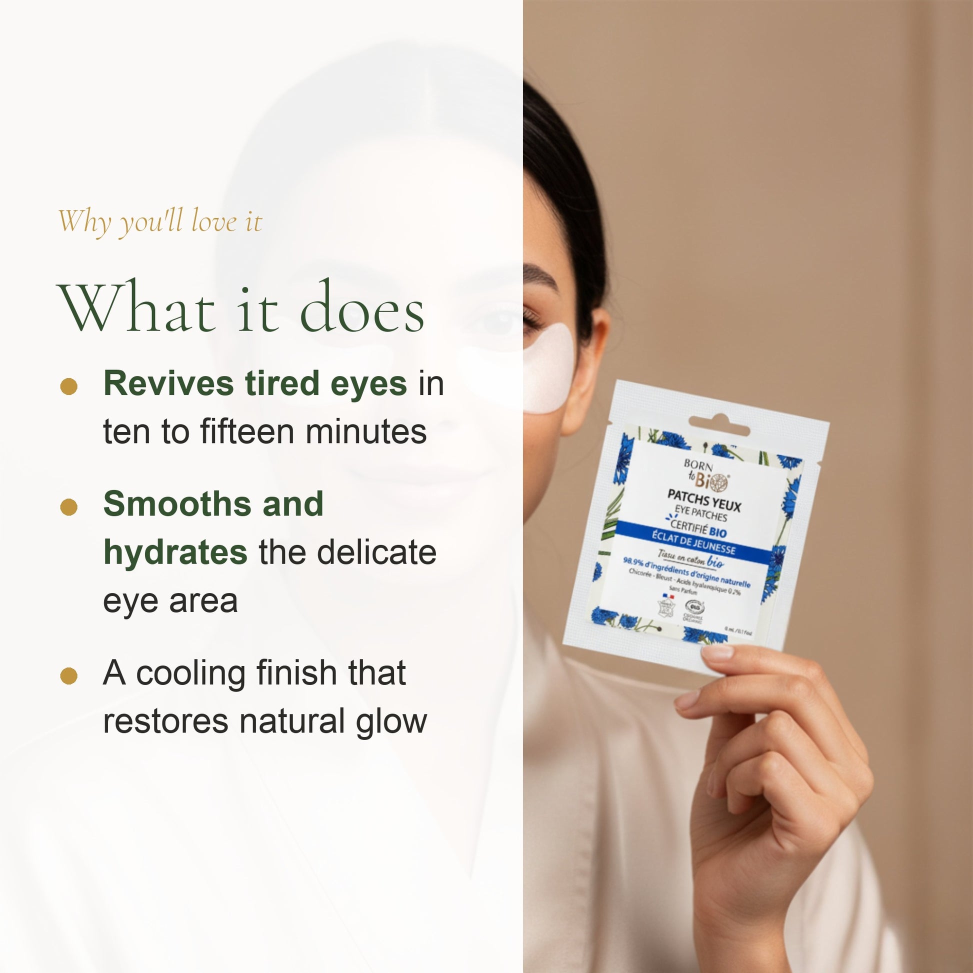 Organic Youth Radiance Eye Patches – slide 2