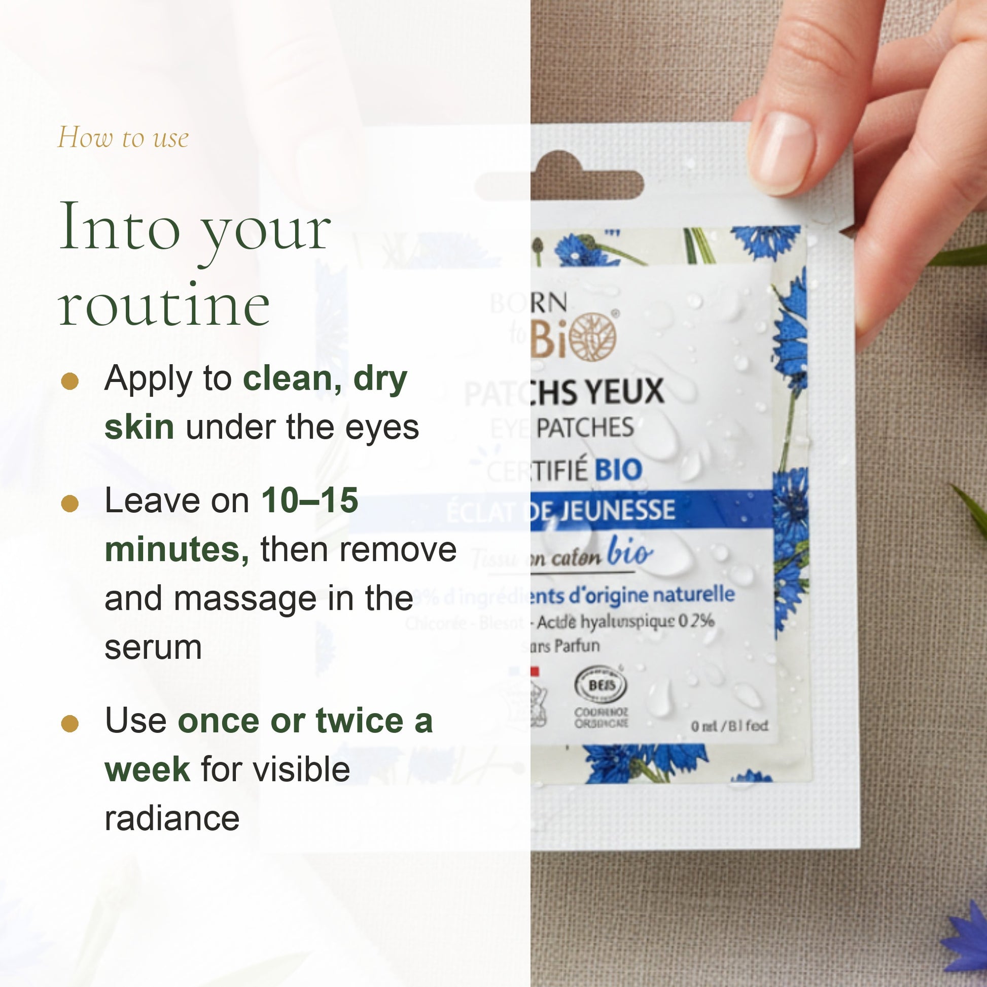 Organic Youth Radiance Eye Patches – slide 6